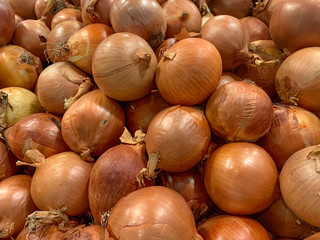 Full frame shot of onions, Panama, Central America