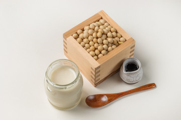 豆乳プリン　Home made pudding of Japanese tea 