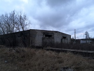 Fototapeta na wymiar abandoned building