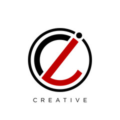 cr circle logo design