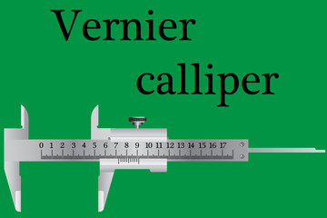 Vernier caliper is a universal measuring device that serves for high-precision measurements of external, internal dimensions, as well as the depths of holes.