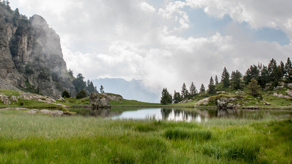 lake in mountains
