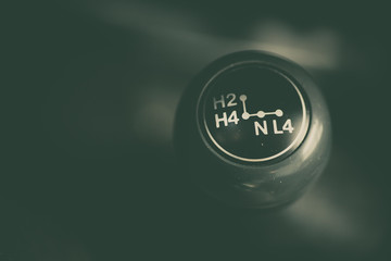 Car 4x4 shifter