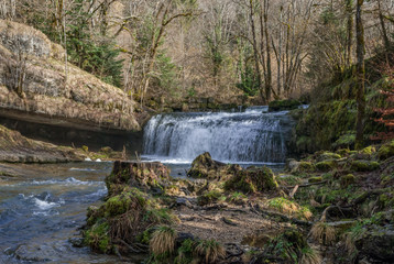 waterfall in forest