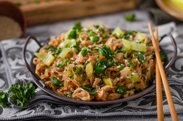 Delicious homemade Pad Thai