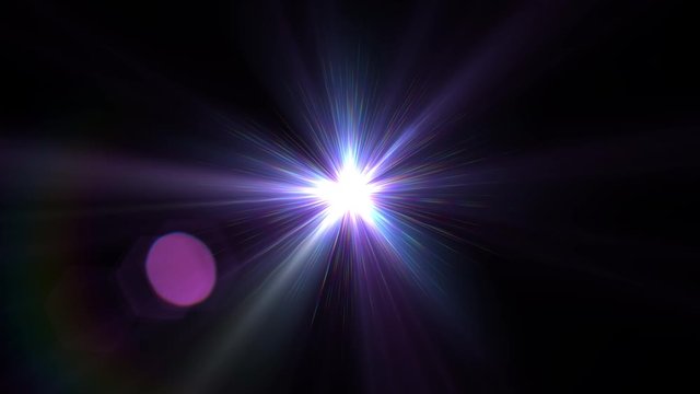 Pulsating gold light rays. Flares shiny animation. Optical Lens Flare Effect, Light Burst. 4K Resolution. Very High Quality and Realistic. 60 Fps.