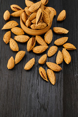 almond nut close-up