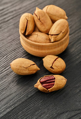 pecan nut close-up