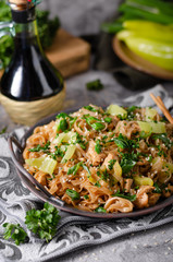 Delicious homemade Pad Thai
