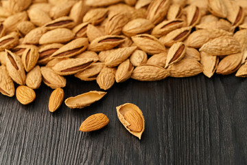 almond nut close-up