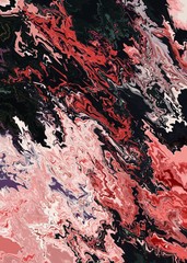 pink green black Bright artistic splashes. Abstract rough painting color texture. Modern futuristic pattern. Multicolor dynamic background. Fractal artwork for creative graphic design