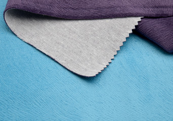 close-up of colorful fabric background