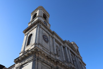 Eglise Sainte Madeleine à Besançon construite au 18 ème siècle  - Extérieur de l'église - ville de Besançon - Département du Doubs - Région Bourgogne Franche Comté - France