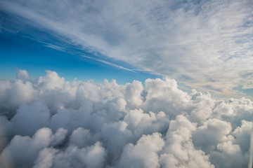 Flying through the clouds