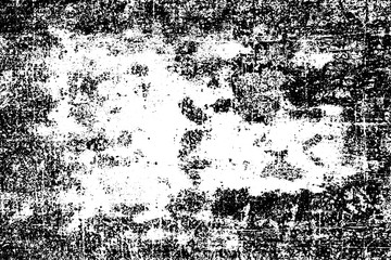 Black and white grunge texture. Pattern of an old worn surface. Monochrome pattern of scratches and scuffs