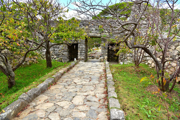 世界遺産　今帰仁城