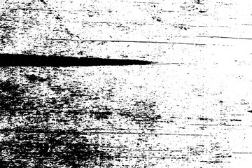 Obraz premium Black and white grunge texture. Pattern of an old worn surface. Monochrome pattern of scratches and scuffs