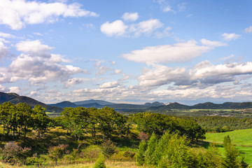 日本・北海道東部の弟子屈町、900草原