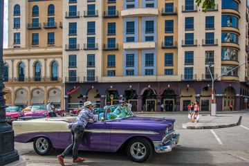 Classic Purple Automobile