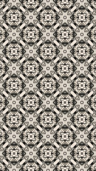 Seamless Pattern (Triangle shapes, Flower, White Star Light, Green, Textile, Wooden, Turkish Tiles)