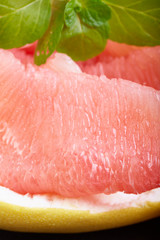 Fresh red grapefruit