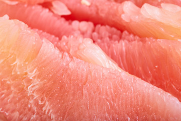 Fresh red grapefruit