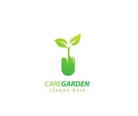 Care garden design logo