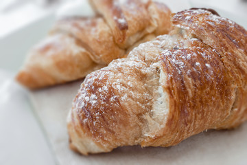 Two croissants