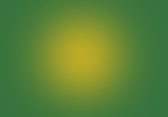 Green Background with Yellow Circle, Digital Art