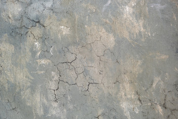 Weathered old grey cracked background with rough surface.