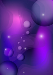 Abstract poster. Modern design futuristic banners with vibrant gradient shapes and minimalist elements.