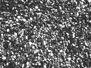 Distress old cracked concrete vector texture. EPS8 illustration. Black and white grunge background.