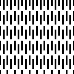 Abstract geometric black and white seamless pattern for web page, textures, card, poster, fabric, textile. Monochrome graphic repeating design. Modern minimalist stylish ornament.