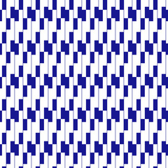 Abstract geometric blue and white seamless pattern for web page, textures, card, poster, fabric, textile. Monochrome graphic repeating design. Modern minimalist stylish ornament.