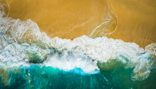 strong waves from adove