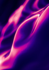 Abstract colorful neon Background, pink purple curved lines, a4 book cover