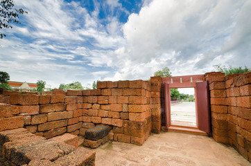 The beautiful stone castle Thailand