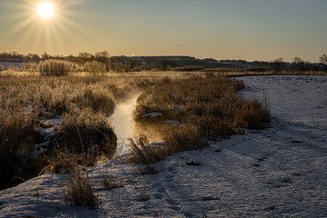sugar river in winter