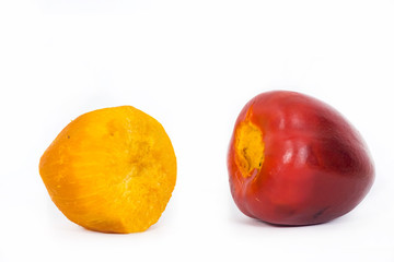  chontaduro, pejibaye, pupuña, pipire, pijuayo, pixbae, cachipay, pifá, pibá, chima or tremble dicilious tropical fruit of Colombia