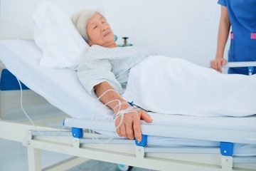 doctor and patient in hospital