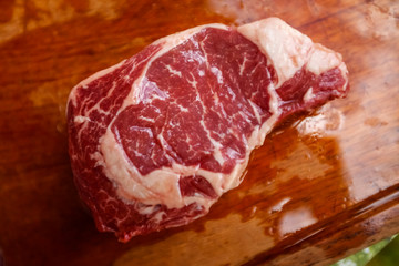 bife marmorizado de Chouriço da raça Bonsmara