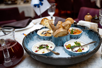 food in restaurant