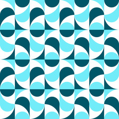 Abstract vector seamless pattern. Abstract geometric design.