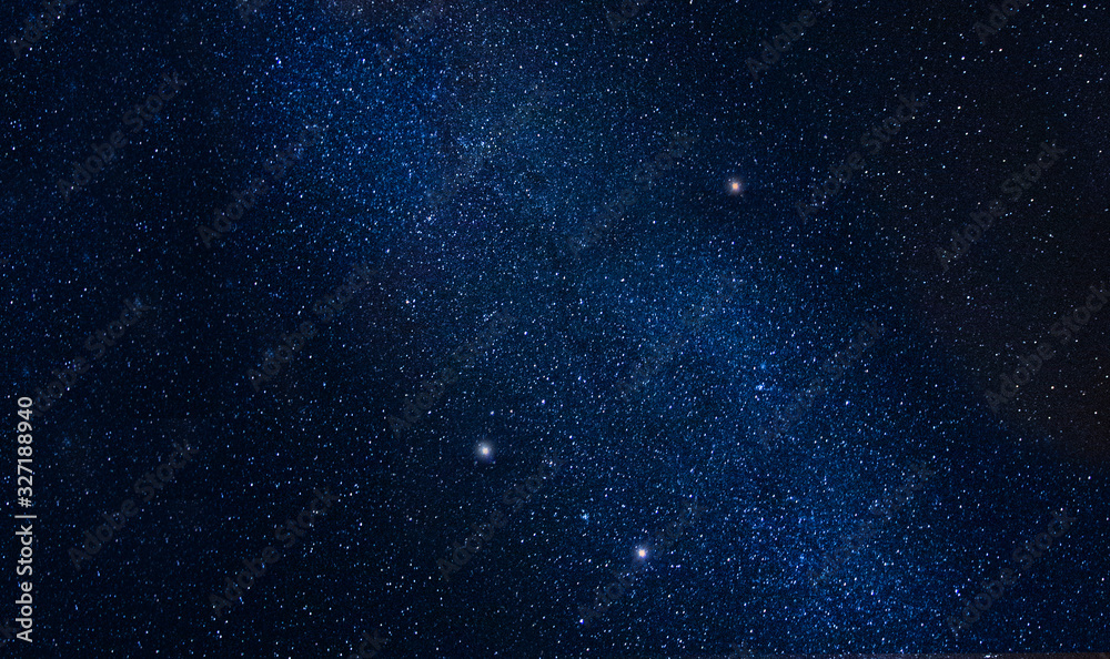 Wall mural milky way galaxy with star and noise blue background,abstract milky way galaxy with stars for backgr