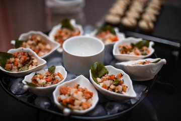 food in the restaurant