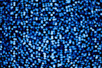 Blue abstract bokeh.