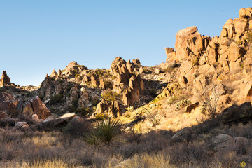 Fototapeta premium Trail to Balanced rock, Big Bend National Park