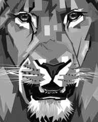 Lion vector