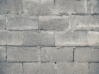 Concrete brick wall surface