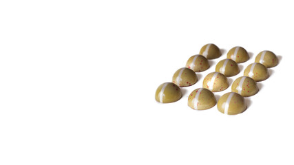 Gurmet design candies, sweet, tasty